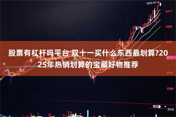 股票有杠杆吗平台 双十一买什么东西最划算?2025年热销划算的宝藏好物推荐