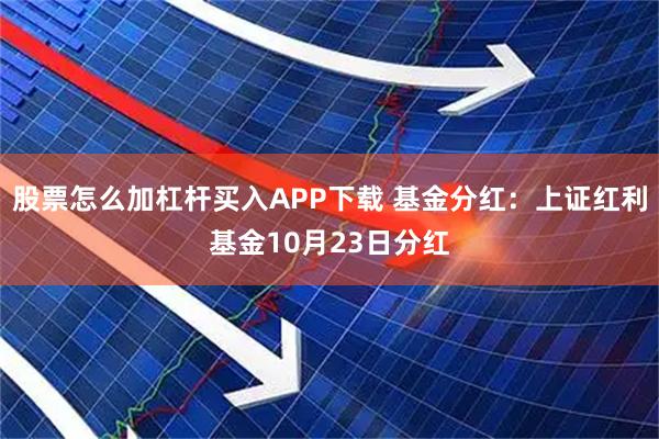 股票怎么加杠杆买入APP下载 基金分红：上证红利基金10月23日分红