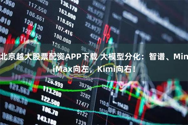 北京越大股票配资APP下载 大模型分化：智谱、MiniMax向左，Kimi向右！