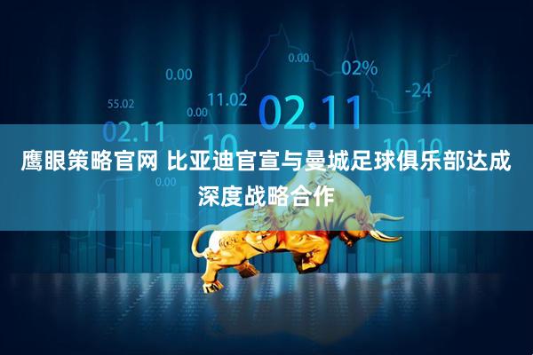 鹰眼策略官网 比亚迪官宣与曼城足球俱乐部达成深度战略合作